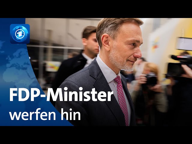 ⁣Nach Lindner-Rauswurf: Alle FDP-Minister verlassen Regierung