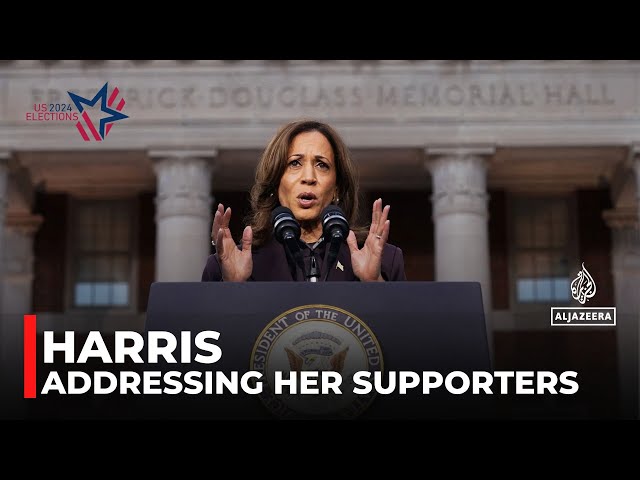 ⁣‘We must accept the results of this election’: Harris