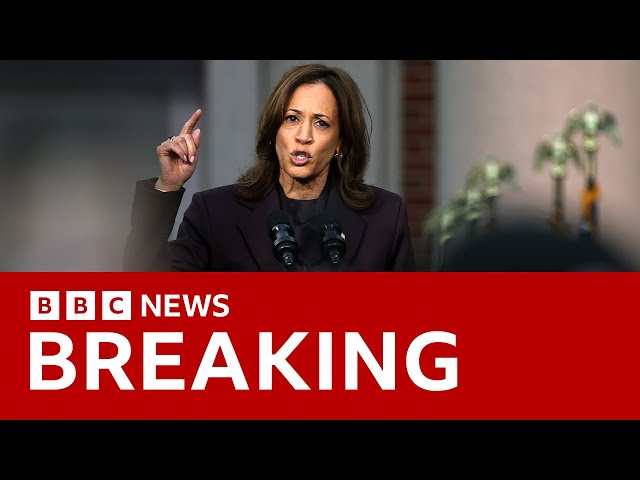 ⁣Kamala Harris delivers concession speech after Donald Trump’s US election win | BBC News