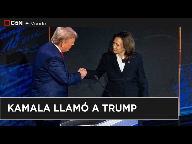 ⁣KAMALA HARRIS LLAMÓ A DONALD TRUMP y reconoció la derrota