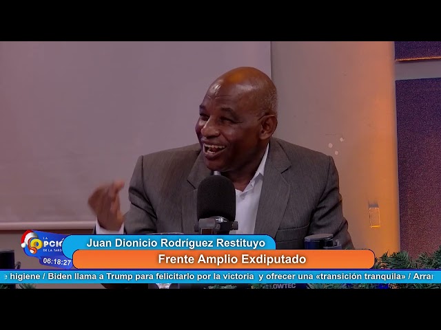 ⁣Juan Dionicio Rodríguez Restituyo Frente Amplio Exdiputado | La Opción Radio