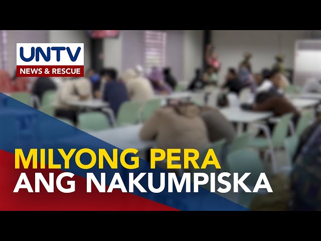 Cash na nakuha sa sinalakay na POGO sa Bataan, umabot na sa mahigit P31-M