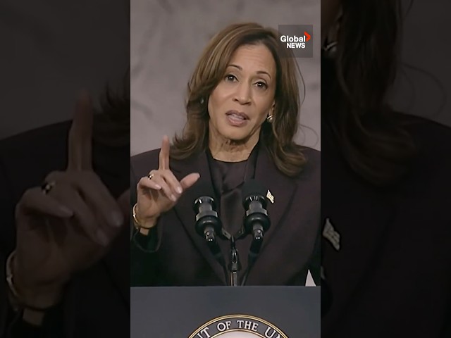 ⁣Kamala Harris asks supporters to be the light in concession speech #USelection2024