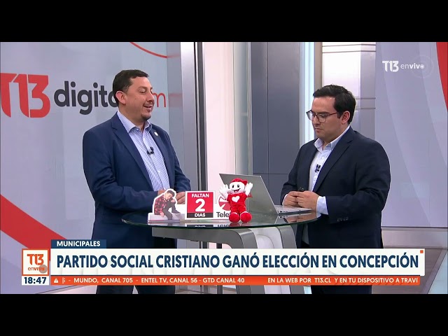 ⁣Alcalde electo de Concepción: "El Partido Social Cristiano va por un buen camino"