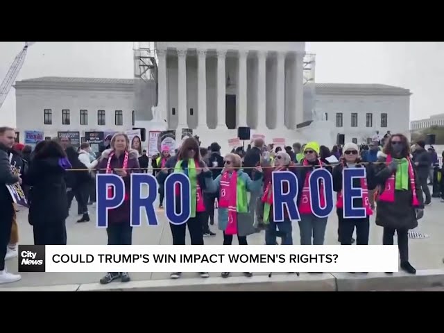 ⁣Could Trump's win mean a threat to women's reproductive rights?