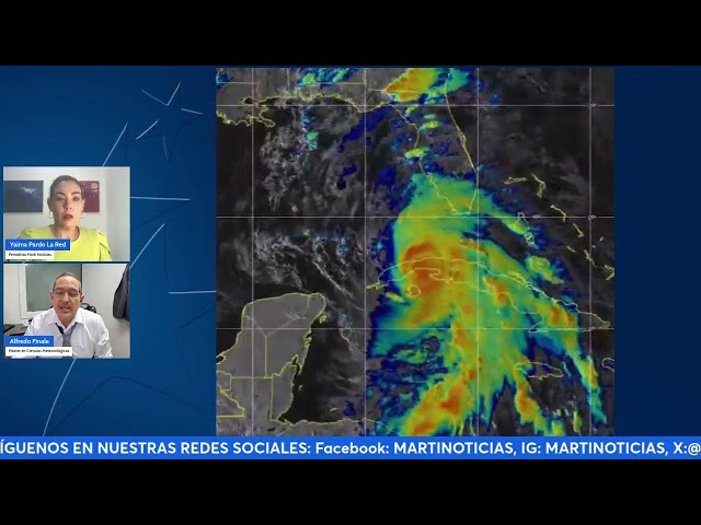 ⁣Huracán Rafael toca tierra cubana