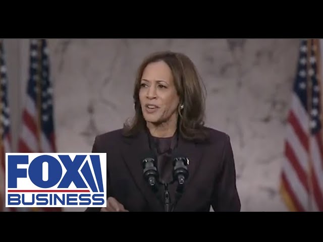 ⁣Kamala Harris' concession speech after loss to Trump