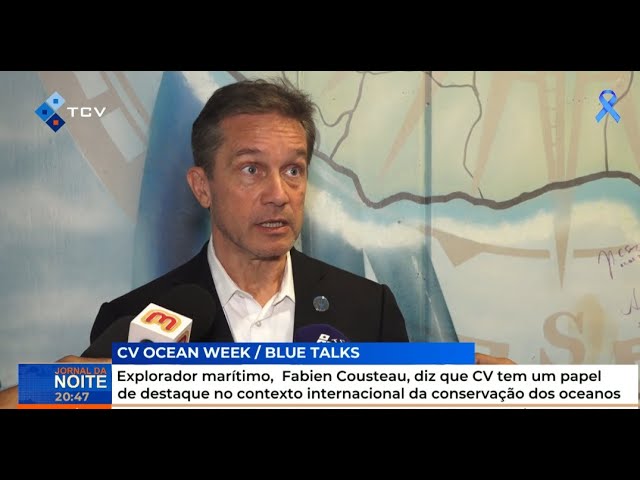 ⁣Explorador marítimo, Fabien Cousteau, diz que CV tem um papel de destaque no contexto internacional