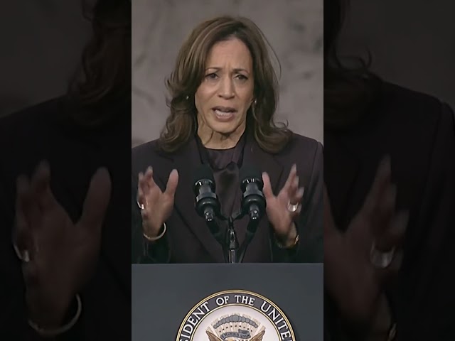 ⁣Kamala Harris gives concession speech