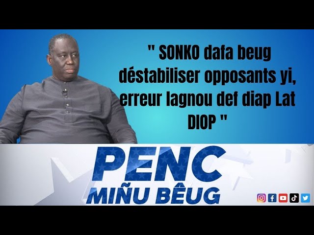 ⁣Aliou SALL " SONKO dafa beug déstabiliser opposants yi, erreur lagnou def diap Lat DIOP "