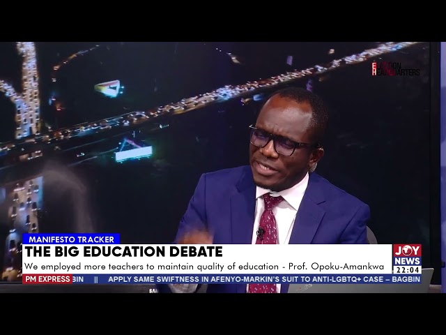 ⁣No parent has said they don't like the double track system - Prof. Opoku-Amankwa