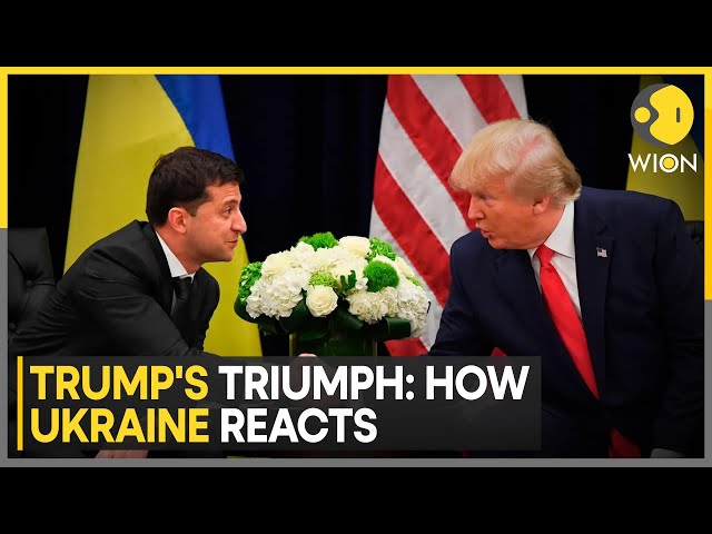 ⁣Ukrainian President Zelensky Wishes Trump For 'Impressive' Win | World News | WION