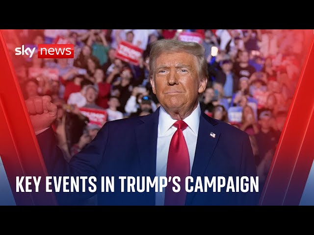 ⁣History maker: The events that led to Trump's win in the election