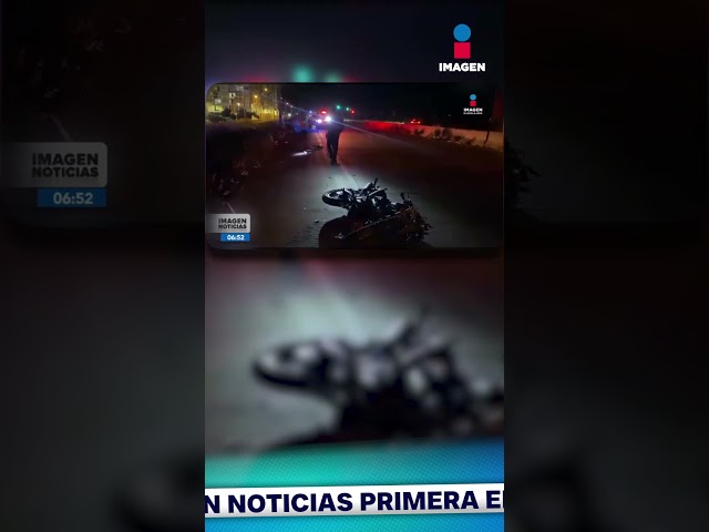 ⁣Joven motociclista pierde la vida tras derrapar en carretera | Shorts | Noticias GDL