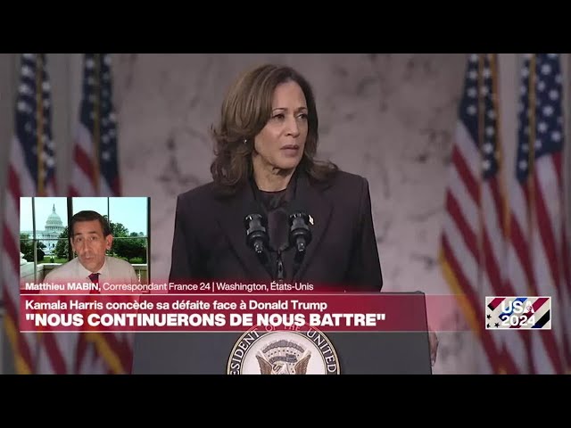 ⁣Intervention de Kamala Harris : un discours "très présidentiel" • FRANCE 24