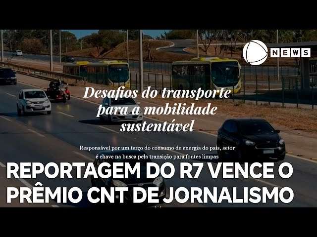 ⁣Reportagem do portal R7 vence o Prêmio CNT de Jornalismo