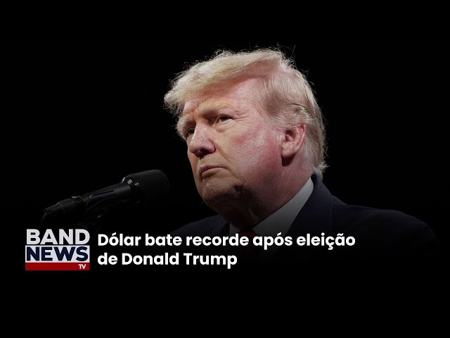 ⁣Dólar sobe e Bitcoin bate recorde após vitória de Trump | BandNews TV