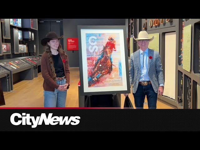 ⁣Calgary Stampede reveals 2025 poster, designed by 22-year-old artist