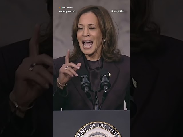 ⁣Harris says Americans do not owe loyalty to a president or party