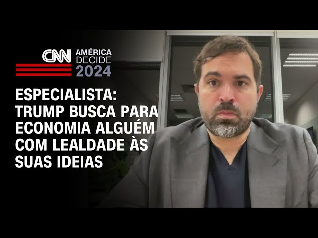 ⁣Especialista: Trump busca para economia alguém com lealdade às suas ideias | WW