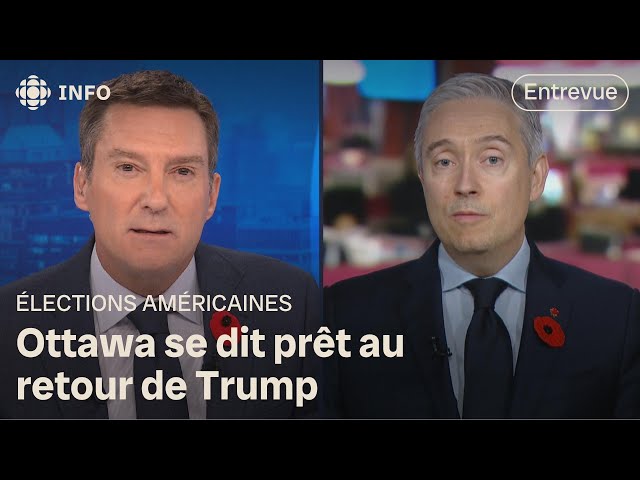 ⁣Le ministre François-Philippe Champagne réagi au lendemain de la victoire de Trump