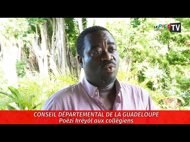 ⁣Conseil départemental de la Guadeloupe : Poézi kréyol aux collégiens