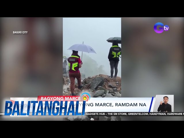 ⁣Epekto ng Bagyong Marce, ramdam na sa Baguio City | Balitanghali