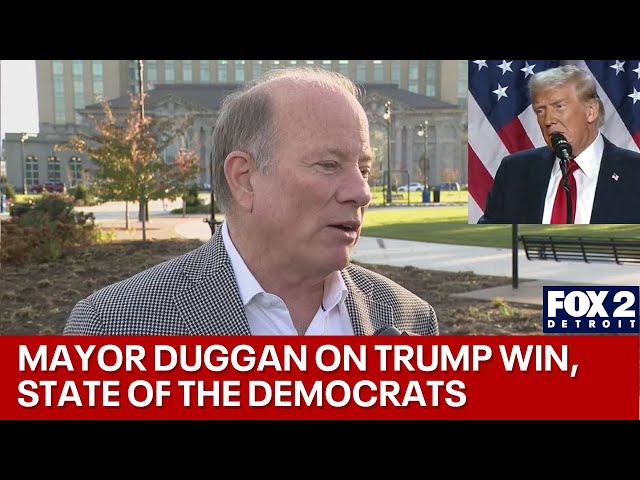 ⁣Duggan talks about what Trump's win means for Detroit