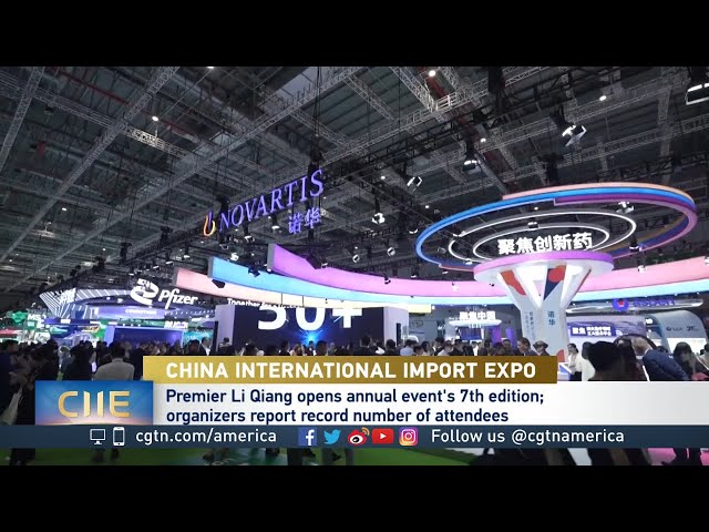 ⁣China International Import Expo draws large crowds