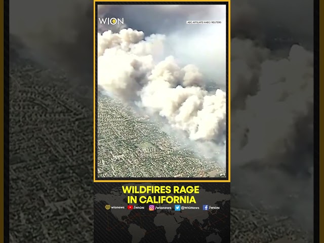 ⁣California: Ferocious Wildfires Force Californians To Evacuate As Homes and Buildings Burn | WION