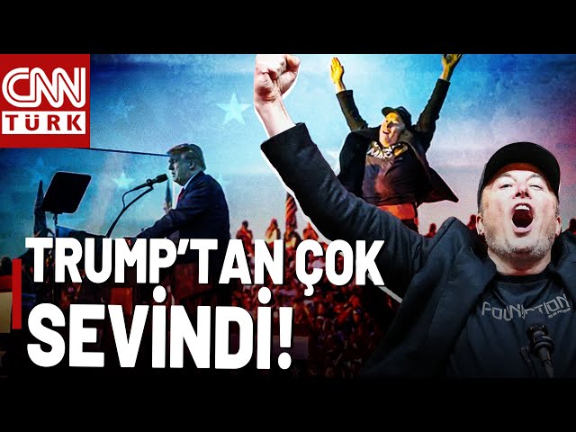 ⁣Elon Musk'ı Sevinçten Havaya Uçuran Haber: ABD'nin 47. Başkanı Donald Trump Oldu | Tarafsı