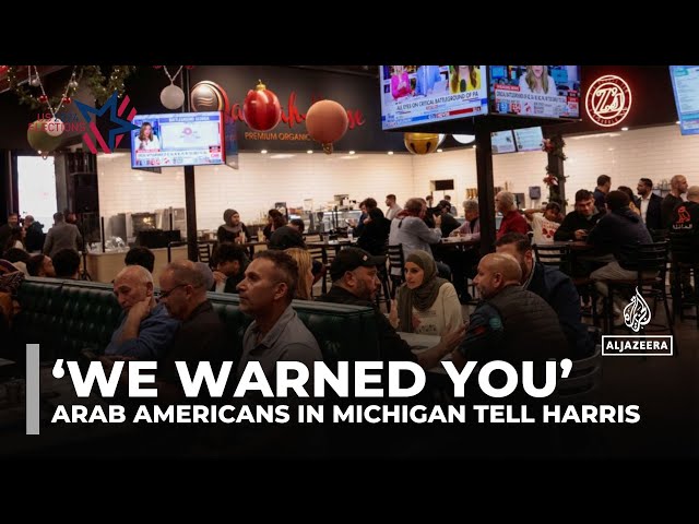 ⁣‘We warned you,’ Arab Americans in Michigan tell Kamala Harris