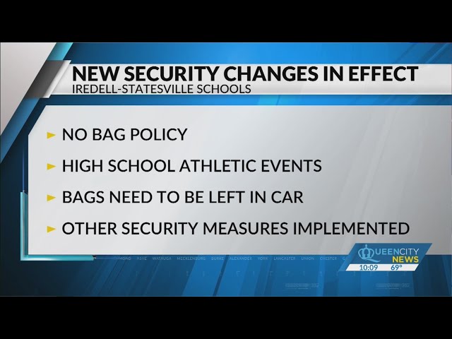 ⁣Iredell-Statesville Schools implement new security measures for high school athletic events