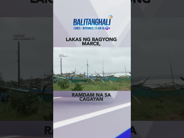 ⁣Epekto ng Bagyong Marce, ramdam na sa ilang probinsiya sa Cagayan #shorts | Balitanghali