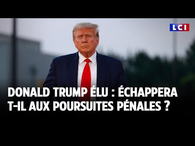 ⁣Donald Trump échappera-t-il aux poursuites pénales ? ｜LCI