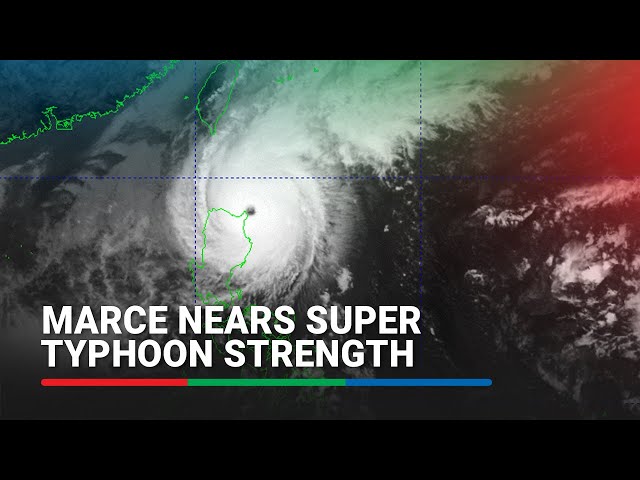 ⁣Signal No. 4 raised as Marce nears super typhoon strength | ABS-CBN News