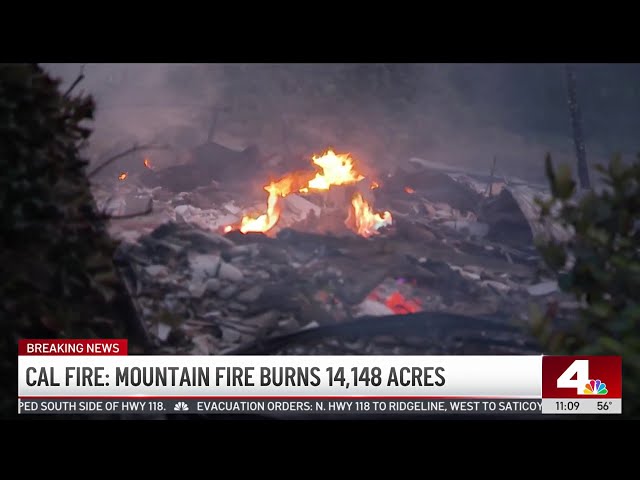 ⁣Several Camarillo homes reduced to rubble following Mountain Fire