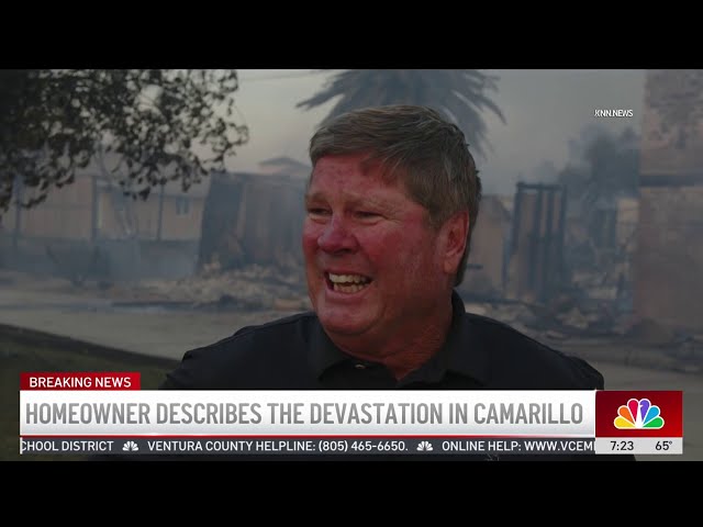 ⁣Camarillo homeowner shares heartbreak after losing home to Mountain Fire