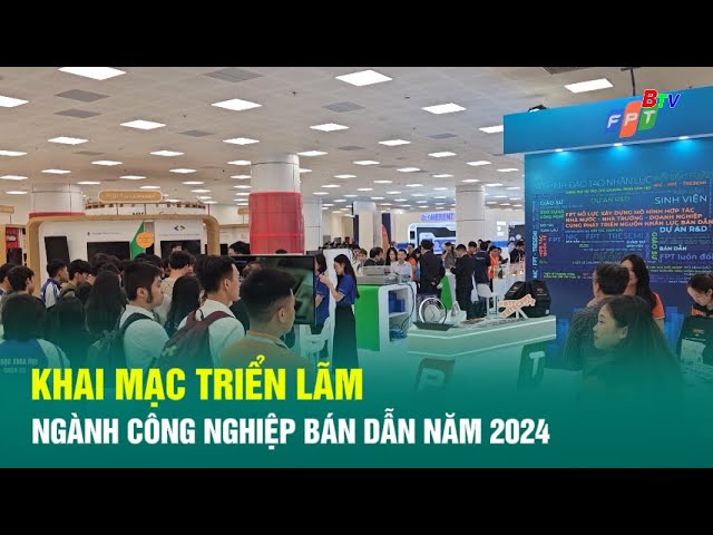 ⁣Khai mạc triển lãm ngành công nghiệp bán dẫn năm 2024