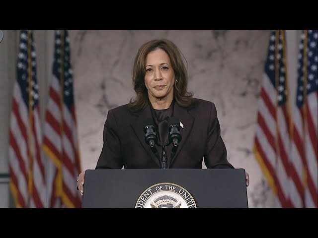 ⁣Kamala Harris: 'We moeten de uitslag accepteren'