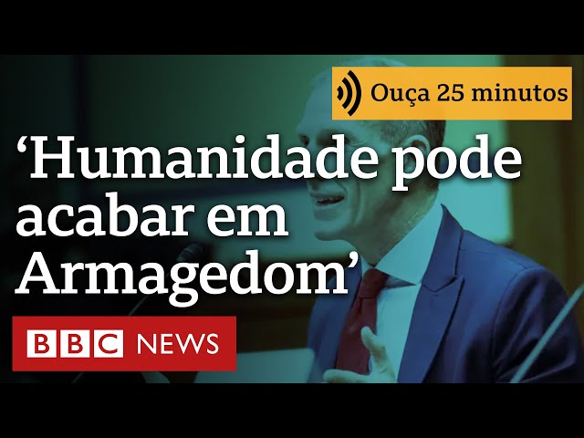 ⁣Humanidade conquistou 'poderes divinos', mas pode acabar em Armagedom, diz autor futurista