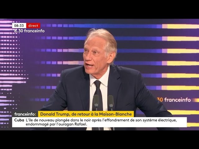 ⁣Le 8h30 FranceInfo de Dominique De Villepin jeudi 7 novembre 2024