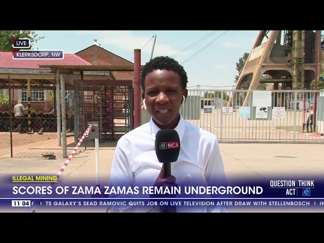 ⁣Scores of Zama Zamas remain underground