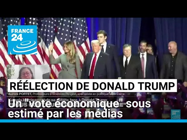 ⁣Réélection de Donald Trump : un "vote économique" sous estimé par les médias • FRANCE 24