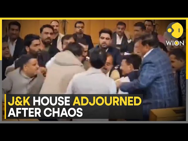 ⁣Jammu and  Kashmir MLAs Clash Over Article 370, Assembly Adjourned | WION