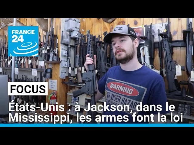 ⁣États-Unis : à Jackson, dans le Mississippi, les armes font la loi • FRANCE 24