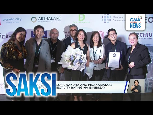 ⁣Menarco Dev't Corp., nakuha ang pinakamataas na digital connectivity rating na ibinibigay... | 