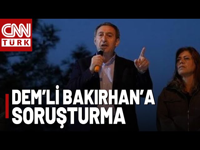 ⁣SON DAKİKA  DEM Partili Bakırhan'a Soruşturma! O Sözü Nedeniyle Yasal İşlem Başlatıldı!