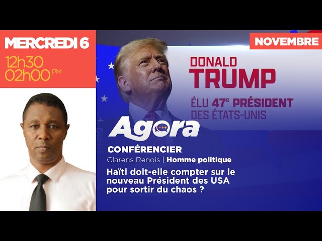 ⁣AGORA|| Haïti doit-elle compter sur le nouveau Président des USA pour sortir du chaos ?|| 6 Nov 2024