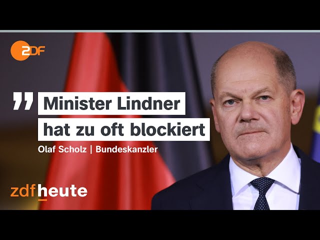 ⁣Ampel-Aus besiegelt: Bundeskanzler Scholz entlässt Finanzminister Lindner - die ganze Rede